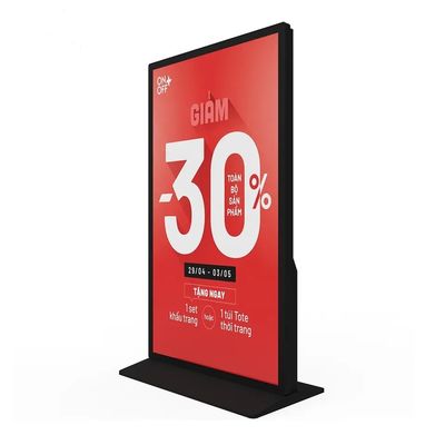 Цифровой самостоятельный рекламный дисплей 4K LCD 100-дюймовый сенсорный экран