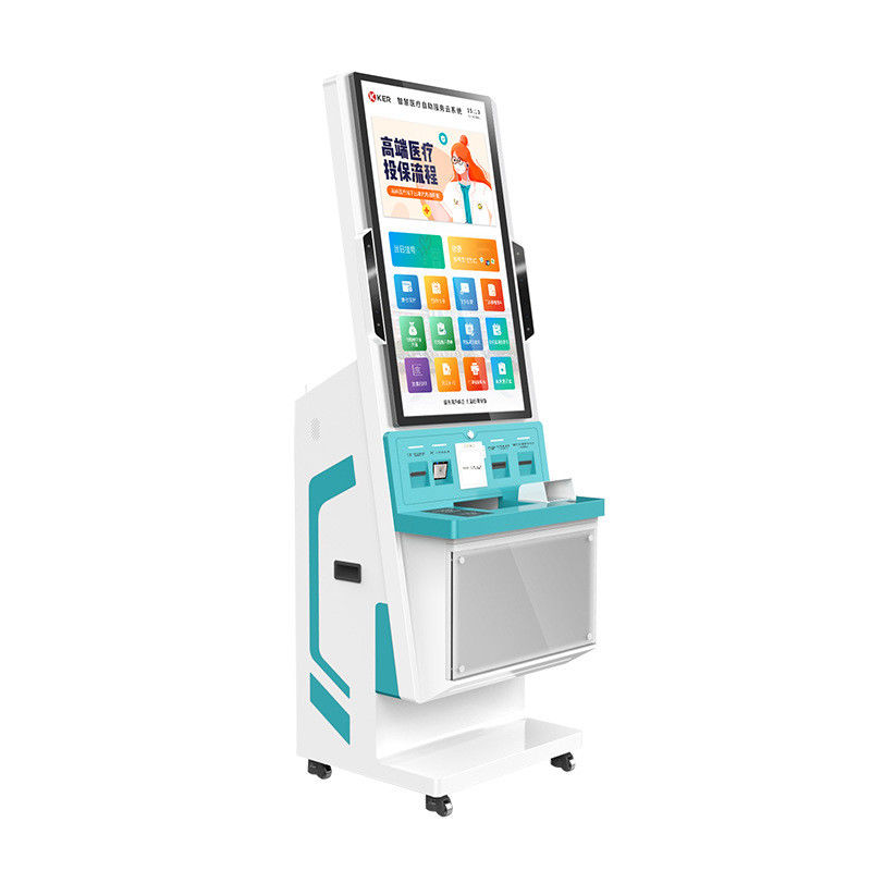 CE Медицинское расчетное обслуживание Сенсорный экран Киоск самообслуживания 32 дюйма Больничная проверка в киоске