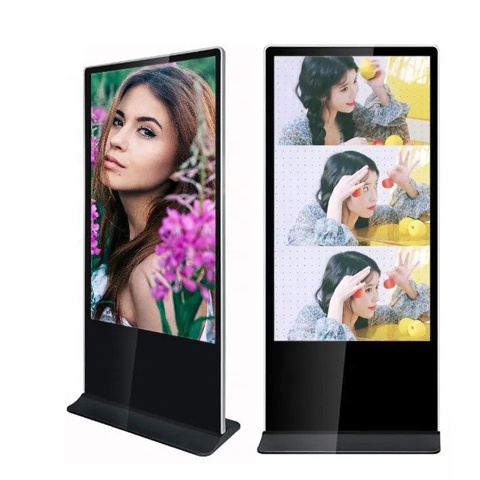 75 дюймовый вертикальный LCD-дисплей для рекламы 4K Android видеоплеер