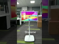 Портативный 27 дюймовый сенсорный монитор вращаемый Android киоск самообслуживания