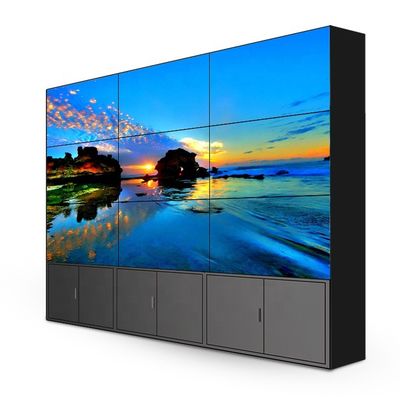 Ультра узкогранный UHD ЖК-экран 55 дюймов 3,5 мм Внутренний видеостенный дисплей