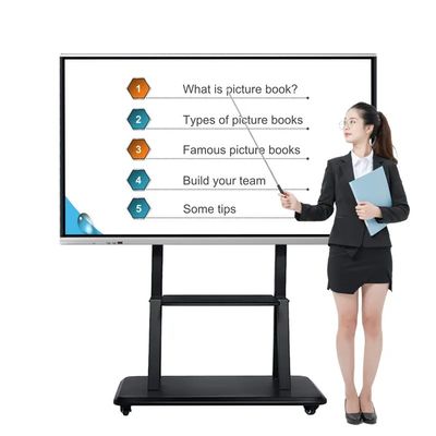 100 дюймовые интеллектуальные интерактивные панели 4k 3840x2160 сенсорный экран для класса