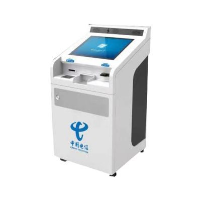 19 дюймовый емкостный сенсорный экран интерактивный киоск для телекоммуникационного бизнес-зала