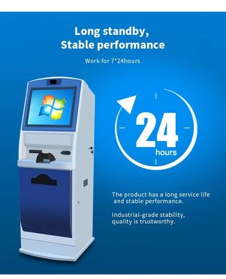 19 дюймовый киоск с сенсорным экраном с процессором Intel Core i3/i5/i7 и разрешением 1920*1080 для терминала самообслуживания