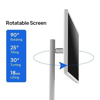 Android OS Smart Digital Kiosk Touch Screen Wireless Movable Встроенная батарея 32 дюйма