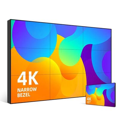 Внутренняя стена сжимания LCD 55 дюймовый сенсорный экран видео Стенный рекламный дисплей