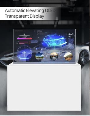 3D 55 дюймовый прозрачный OLED сенсорный экран рабочий стол Дигитальная вывеска Монитор дисплей