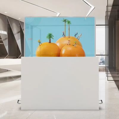 Рабочий стол 55 дюймовый OLED прозрачный экран автоматический подъемный и понижающий дисплей