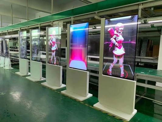 OLED 55-дюймовый прозрачный сенсорный экран