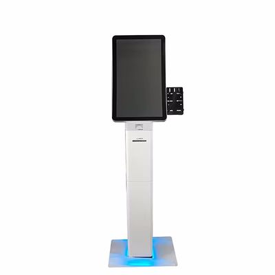 Цифровой киоск с сенсорным экраном с принтером квитанций и сканером QR-кодов