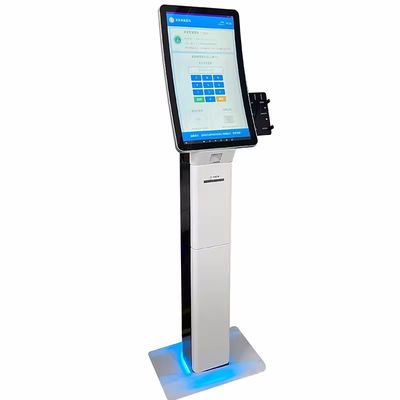 Киоск с высоким разрешением дисплея сенсорного монитора с POS-машиной и тепловым принтером
