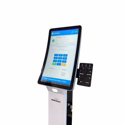 Киоск с высоким разрешением дисплея сенсорного монитора с POS-машиной и тепловым принтером