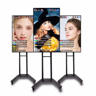 Живое вещание LCD рекламный дисплей HDMI/VGA/Inputs Беспроводной дисплей
