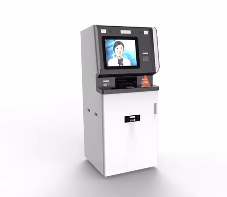 Кастомизированный киоск саморегистрации с камерой распознавания лиц, карточным диспенсером и светодиодной подсветкой