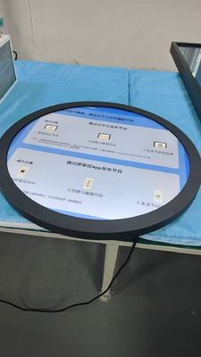 Круглый экран рекламного дисплея Круглый Android дисплей