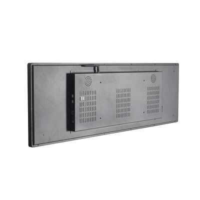 Сенсорный монитор с разрешением 3840 x 1080 и входами HDMI, VGA, USB для регулировки яркости
