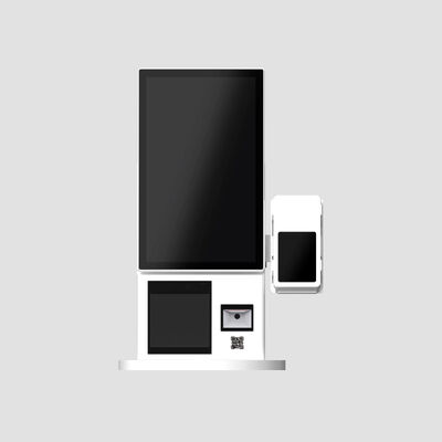 Компактный и легкий киоск самозаказа с NFC-платежом и 180° вращающимся экраном для универсального использования
