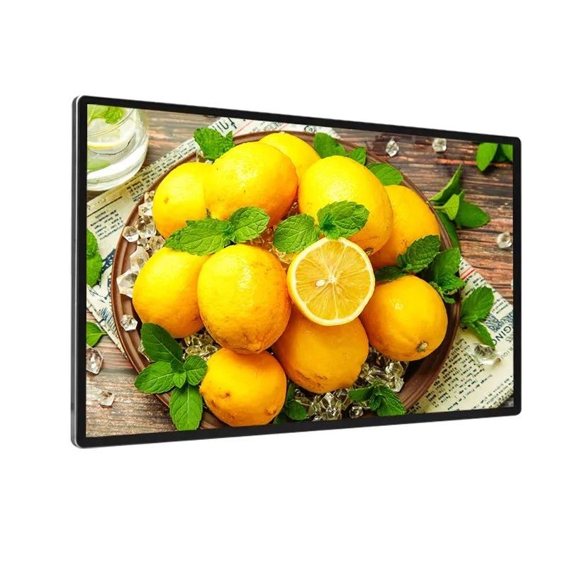 98 дюймовый настенный LCD рекламный дисплей с разрешением 1920 x 1080 и защитой IP55 IP65
