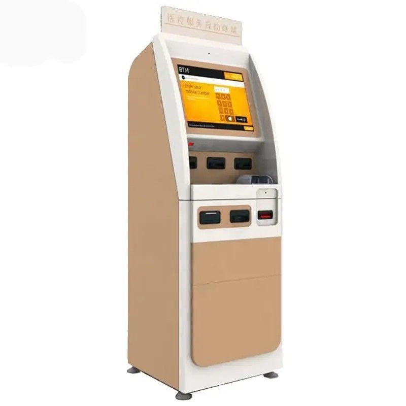 OEM 22-дюймовый многофункциональный киоск самообслуживания с сенсорным экраном, считывателем идентификационных карт и принтером чеков