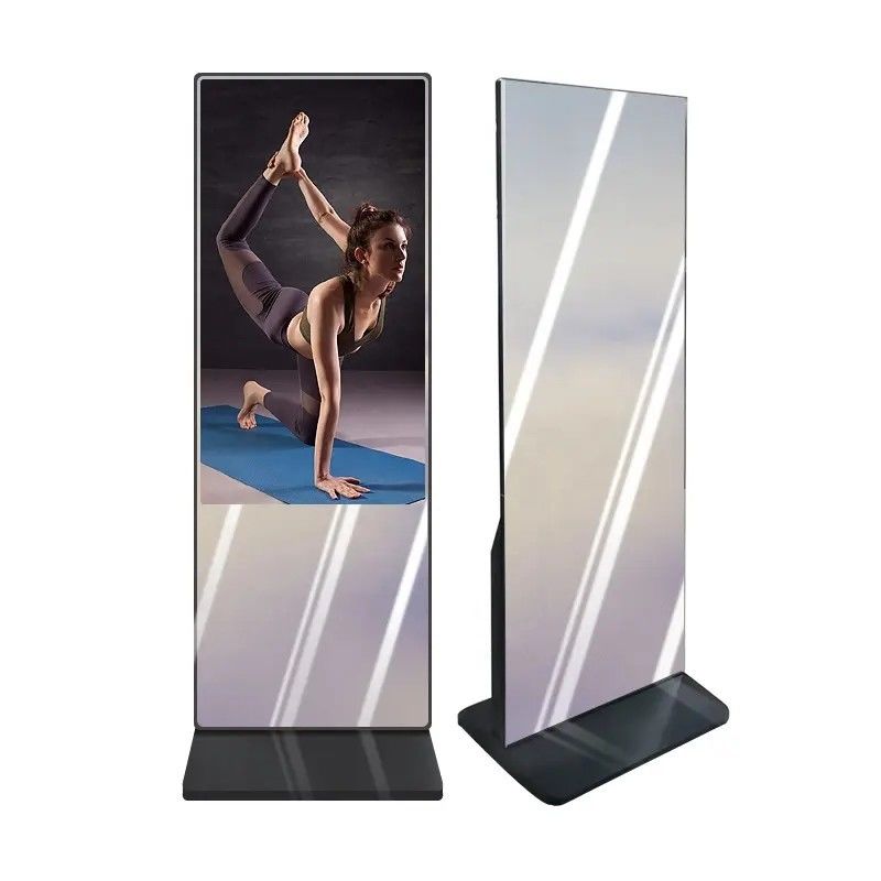 Внутренний тренажерный зал Smart Magic Mirror сенсорный экран 43 дюйма Android цифровой дисплей