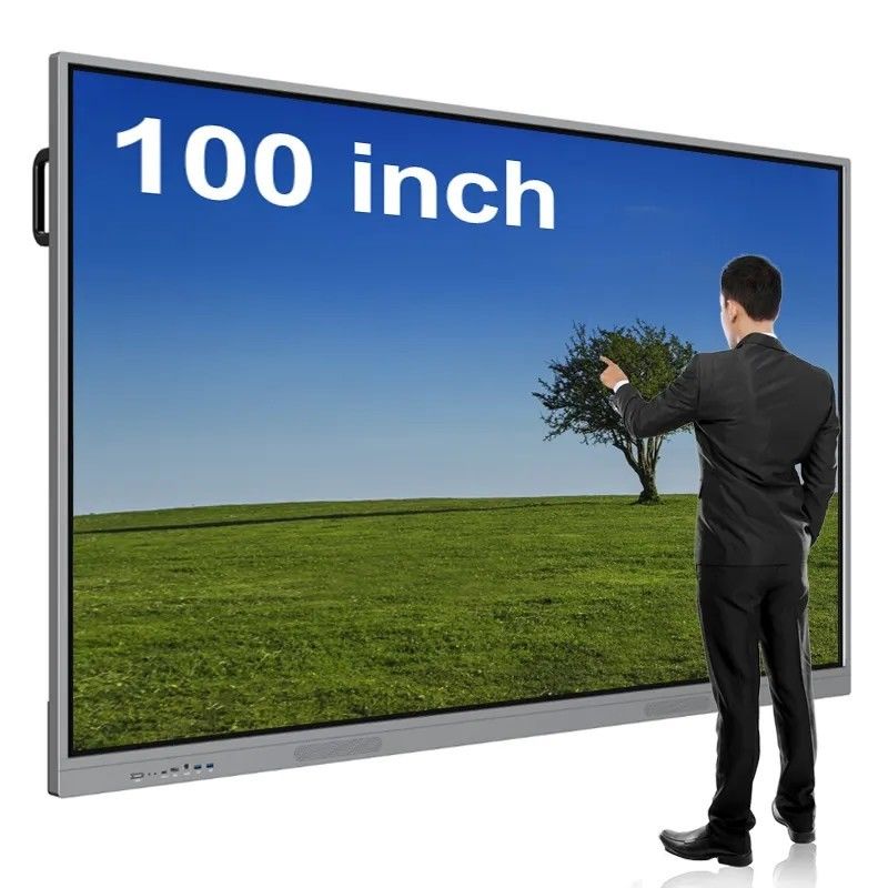 100 дюймовый полноформатный HD многоприкосновный цифровой интерактивный доска для смартфонов